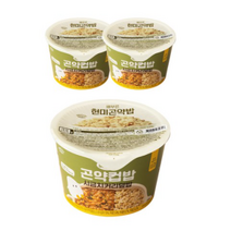 그로서리서울 배부른 시금치커리 곤약 컵밥, 220g, 3개