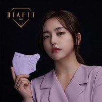 다이아핏 베이직 KF94 예쁜핏 2D새부리형 8컬러 보건용마스크 대형/중형/소형 개별포장, 중형(청소년~여성), 퓨어 화이트, 1매