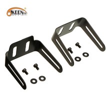 자동차 라이트 어셈블리 2pcs 12V 유니버설 COB Led 안개 화이트 블루 핑크 옐로우 그린 레드 엔젤 눈 DRL, 07 1 set Bracket_02 3inch