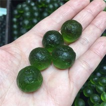 1pcs 천연 몰다바이트 체코 운석 충격 유리 구슬 거친 돌 크리스탈 에너지 돌, 16-17mm
