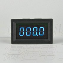 GWUNW DC BY436VG 0-999.9V (1000V) 4 비트 고정밀 전압계 디지털 디스플레이 고전압 전압계 0.36 인치 4, 파란색, 48x26mm