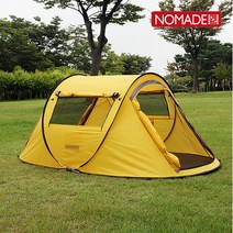 노마드 원터치 팝업텐트 베이직 L, 카모그린, 4인용