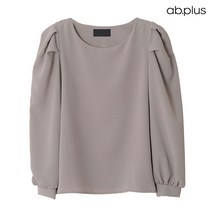 에이비플러스(ab.plus) 베이직 주름 디테일 블라우스