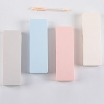 데스크상의케이스 컴퓨터케이스 미들타워케이스 인쇄 간단한 서리로 덥은 단색 편지지 상자 작고 신선한 창의력 학생 데스크상의 정리 연필 케이스 보관, WHITE
