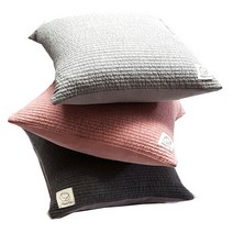 기타 바보사랑[해피이즈]코잠 피그먼트쿠션 커버 40X40, 회색