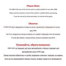 자동차속도계 UHD 헤드업디스플레이 호환 F15 자동차 헤드 업 디스플레이 HUD OD2 GPS 듀얼 시스템 게이지, 한개옵션0
