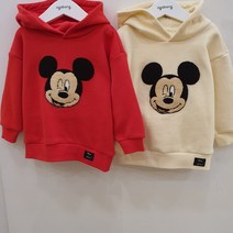 아가방 디즈니콜라보~! *윙크미키후드티셔츠* 가을부터 봄까지 편한 기모 티셧~ 실내&외출&등원복~! #인기상품#