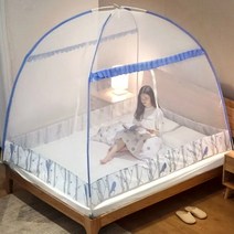 몽골 텐트 캐노피 천막 그늘막 타프 리빙쉘 패션 만화 인쇄 패턴 가정용 먼지 상단 모기장 큰 공간 유르트 유형 통기성 여름 캠핑, 색상 72 doors+18x22m bed