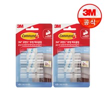 3M 투명 메모클립 18 x 32 mm 6개입, 2개