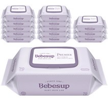 베베숲 프리미어 물티슈 캡형 70매x14팩
