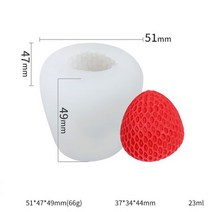 블루 베리 라즈베리 양초 금형 입체 모양 틀 3D 과일 실리콘 몰드 DIY 초콜릿 베이킹 케이크 수제 공예 용품, SW-62