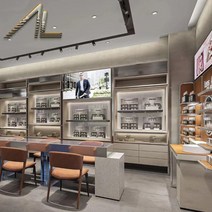 안경진열대 안경거치대 진열장 선글라스 디스플레이 보관함 맞춤형 안경 캐비닛 매장 랙 선반 유리 다층 사이드, [04] 효과디자인비 보증금은 구매금액에서 전액 공제