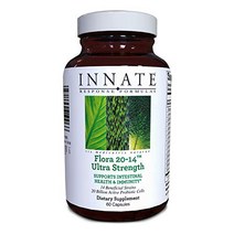 INNATE Response Formulas Flora 20-14 Ultra Strength 20 Billion CFU Probiotic Vegan Gluten Free, 1, 상세참조, 기타