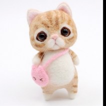 기타 바보사랑[블루링]고양이 펠트 DIY 세트, 종류:검은고양이, 상세 설명 참조