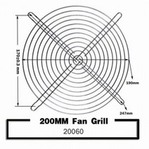 시로코팬 인라인 팬 냉각 가드 금속 그릴 컴퓨터 커버 30mm 40mm 50mm 60mm 70mm 80mm 90mm 120mm 135mm 140mm 170mm 200mm 2 개 1, 2개 200mm, 3 in 1 필터