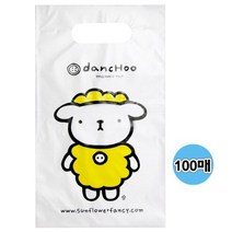 [NU] A5 단추봉투(100매입) 비닐 쇼핑백 손잡이 선물용봉투 (NU 231123EA ), ※누리쿠팡▶ 본상품선택