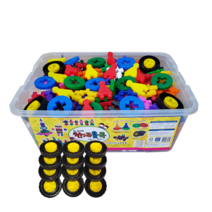 뉴꼬마 천재블록 어린이 와플블럭 360pcs + 바퀴12개