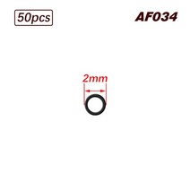 잉어 낚시 보일리 미끼 반지 헤어 리그 팝 업 후크 베이트 링 방법 피더 액세서리 60 개, 01 60pcs-Round-2mm