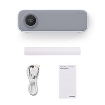 휴대용프린터a4 미니 포토프린트 사진인화기 Paperang-F2S 휴대용 A4 감열식 프린터 종이 잉크 없는 무선, 01 GRAY
