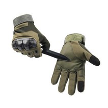 밀리터리 전술장갑 군용 등산장갑 오토바이장갑 바이크 군용 자전거 군인 아웃도어, 블랙