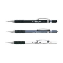 펜텔 제도샤프 A315 블랙 화이트 그레이 0.5mm 1자루