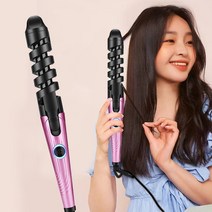 Nicshico 전동 회전 무손상 고데기 휴대용 헤어롤, P01, P01
