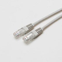 천지몰 UTP PATCH CORD 1M CAT.5E 회색, 1개