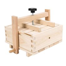 손두부 두부틀 메주틀 비지 제조기 두부만드는기계, 15X15X9cm프레셔바포함선물뉴질랜드목재