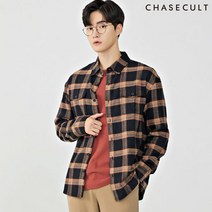 체이스컬트 유니섹스 기모체크-셔츠