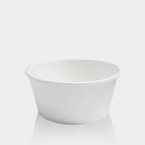 일회용기 520cc 종이용기(무지) 100개
