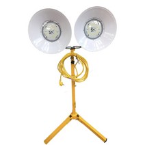 LED 2등용 100W 150W 원형 스탠드 투광기 투광등 야외조명 공장등 서치라이트, 원형투광기_2등(150W+150W)