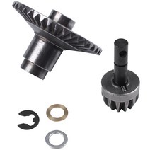 전면 후면 차축 AXIAL SCX10 90021 90022 오프로드 RC 트럭 자동차에 대한 13T 38T 금속 크라운 기어 모터 차동 메인 기어 콤보, 하나, 금속 색상