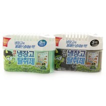 산도깨비 냉장고 탈취제 대용량 420g X 12개 1box /녹차향/숯향/3개월지속효과/냉장고 냄새제거/김치냄새제거, 숯