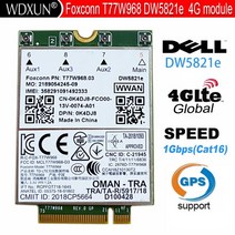 T77W968 DW5821e DW5821eeSIM LTE Cat16 GNSS 5G WWAN 카드 모듈 위도 5420 5424 7424 견고한 위도 74007400 투인원, 2.DW5821e