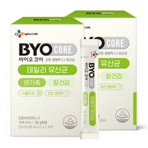 CJ웰케어 바이오코어 데일리 유산균 프로바이오틱스 30포, 2박스