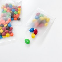 반투명 쿠키봉투 12 x 17cm 50장/ 사탕 젤리 만주용 핸드메이드 베이커리 포장지