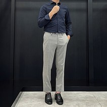 지오송지오 구김제로 드레스 셔츠 네이비 ZE5DS504NY