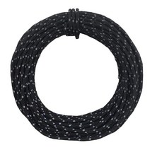 아자르시스 Azarxis 반사 텐트 가이드 로프 경량 가이 라인 코드 캠핑 하이킹 백패킹용 알루미늄 조절 텐셔너 포함 - 필수 서바이벌 기어 피스당 4m(15피트) (오렌지 4mm, 02 Black (Adjuster Not Includ