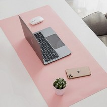 논슬립 대형 가죽 데스크 책상 테이블 매트 더 길고 넓은 장 판 패드 보호 깔개 95cm 생활방수 메트 핑크 그린 블루 퍼플 그레이 와이드 책상용품 마우스 패드 겸용, 라이트그린