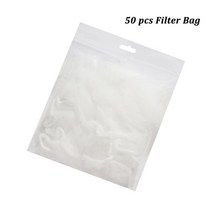 음식물 처리기 분쇄기 주방 싱크 스트레이너 배수 식품 찌꺼기 안티 블로킹 필터 선반, 50 PC 필터 백