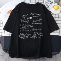 티셔츠 2022 여름 수식 여성 빅뱅 이론 남성 Streetwear 브랜드 의류, 06 XXXL, 01 Black