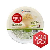 CJ 햇반 발아현미밥 210g 1박스 24개 2168126