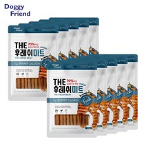 3개월강아지 소형견 저염식 져키 연어x10 저키 훈련간식 영양식 건강한, 1개
