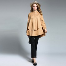 여성 봄 빅사이즈 A라인 셔츠 블라우스