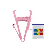 측량레벨기 체지방 캘리퍼스 피부 분석기 측정 차트 피트니스 슬림 건강 관리 모니터 피지 폴더 도구, 02 Pink 1Pc