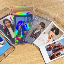 슬리브 포카 포토카드 opp 탑로더 홀로그램 투명 보관 오피피 꾸미기 포꾸 폴꾸 탑꾸, 비접착:투명(50매)
