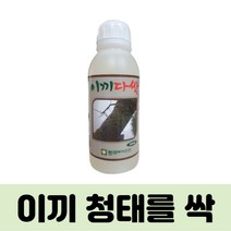 이끼다싹 500ml + 계량스푼 잔디 이끼 제거 비료 청태 제거 영양제 산소 묘지 골프장 이끼싹 제초 잡초, 500ml 1병 + 계량스푼