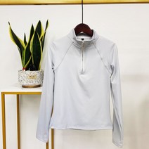 승마바지 승마 Baselayer 여성 긴 소매 티셔츠 쇼 Equitation 의류, 09 gray_04 XL