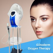 콧털제거기 콧털정리기 코털정리기 O2toderm 산소 돔 피부 회춘 페이셜 머신, 1.파란