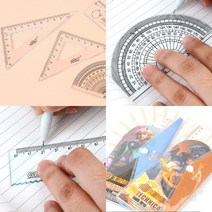 단디 미니 자 세트 4P 삼각형자